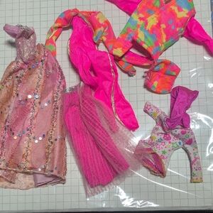 Barbie Pink and Multicolor Dress-Up Set
